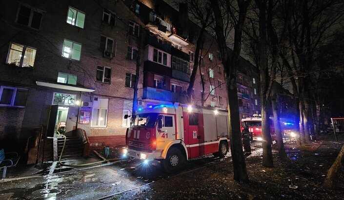 В Москве произошёл взрыв с последующим пожаром в многоэтажном доме